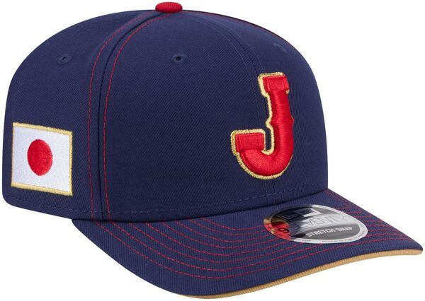ニューエラ メンズ アクセサリー 帽子 ロゴ New Eradult World Baseball Classic 2026 Japan Logo 9Seventy Adjustable Hat No