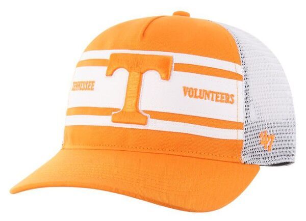 フォーティーセブン メンズ アクセサリー 帽子 Tシャツ 47 Adultennessee Volunteers Vibrant Orange Super Stripe Hitch Adjustabl