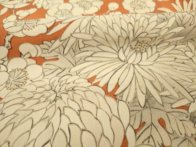 平和屋着物□訪問着 草花文 牡丹 金彩 正絹 逸品 DABI3677ya - メルカリ