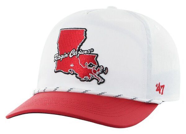 フォーティーセブン メンズ アクセサリー 帽子 47 Adult LouisianaLafayette Ragin Cajuns White Brrope Hitch Adjustable Hat N 13,490円