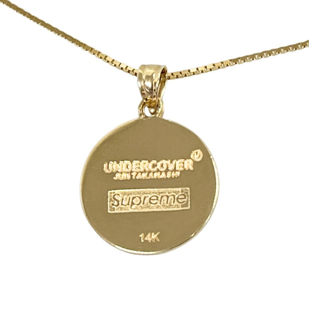 シュプリーム アンダーカバー 14kネックレストップ SUPREME シュプリーム × UNDERCOVER×PUBLIC ENEMY 14K ゴールド