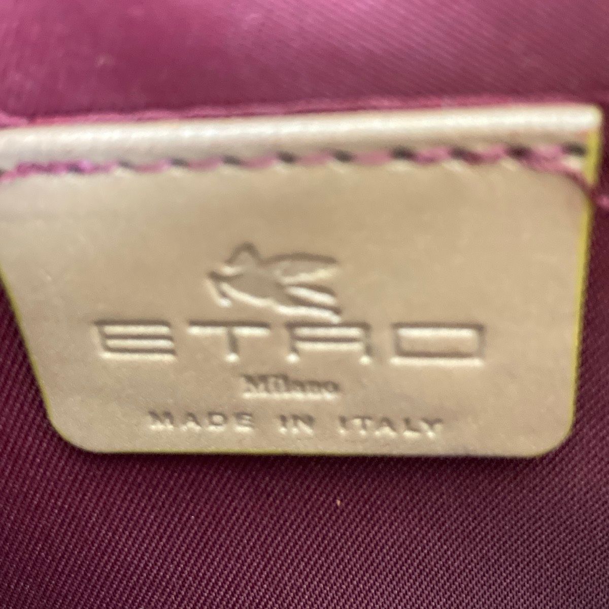 美品 ETRO/エトロ ペイズリー柄 ハンドバッグ/アクセサリーポーチ