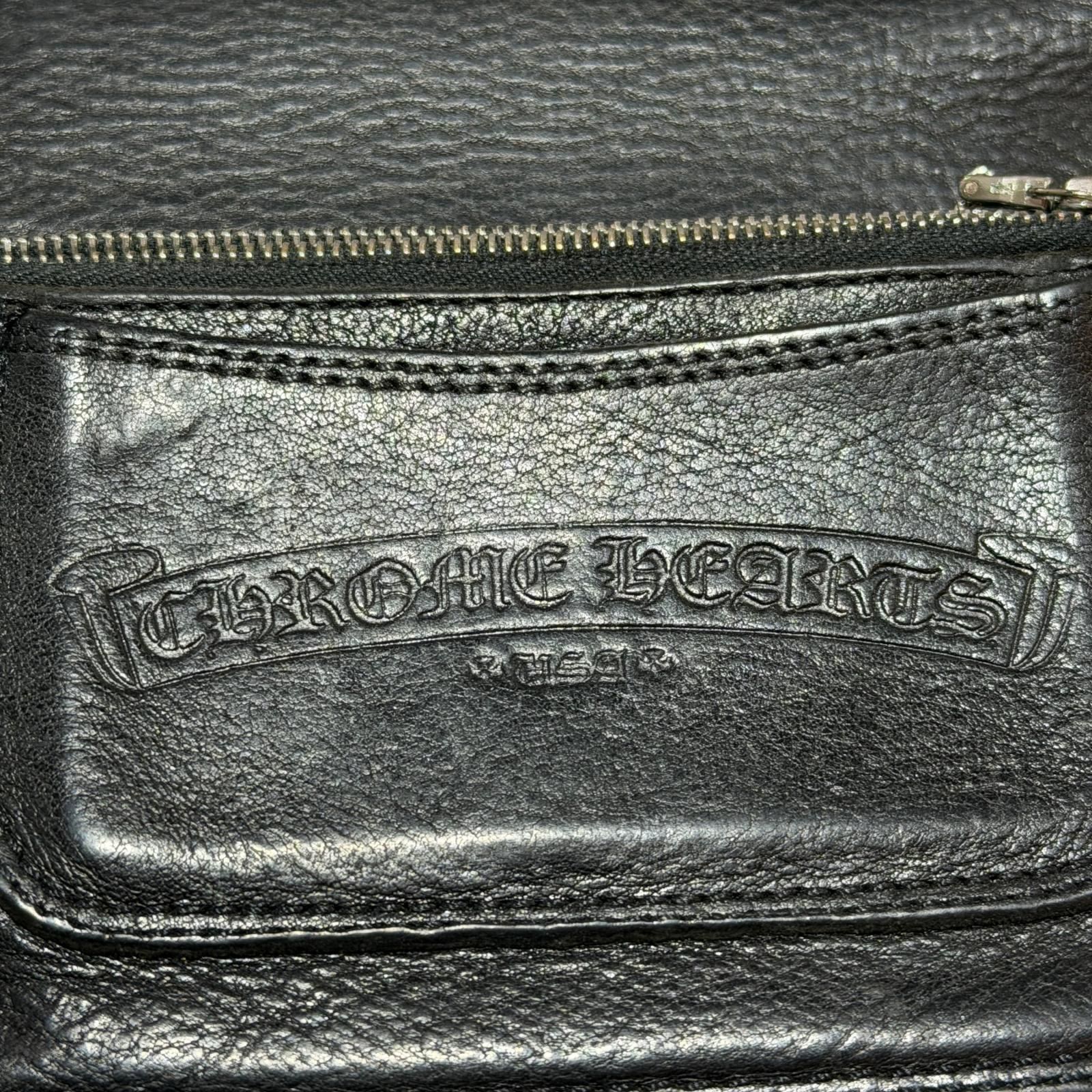 CHROME HEARTS 1 Zip Wallet Cross Ball 1ジップクロスボール