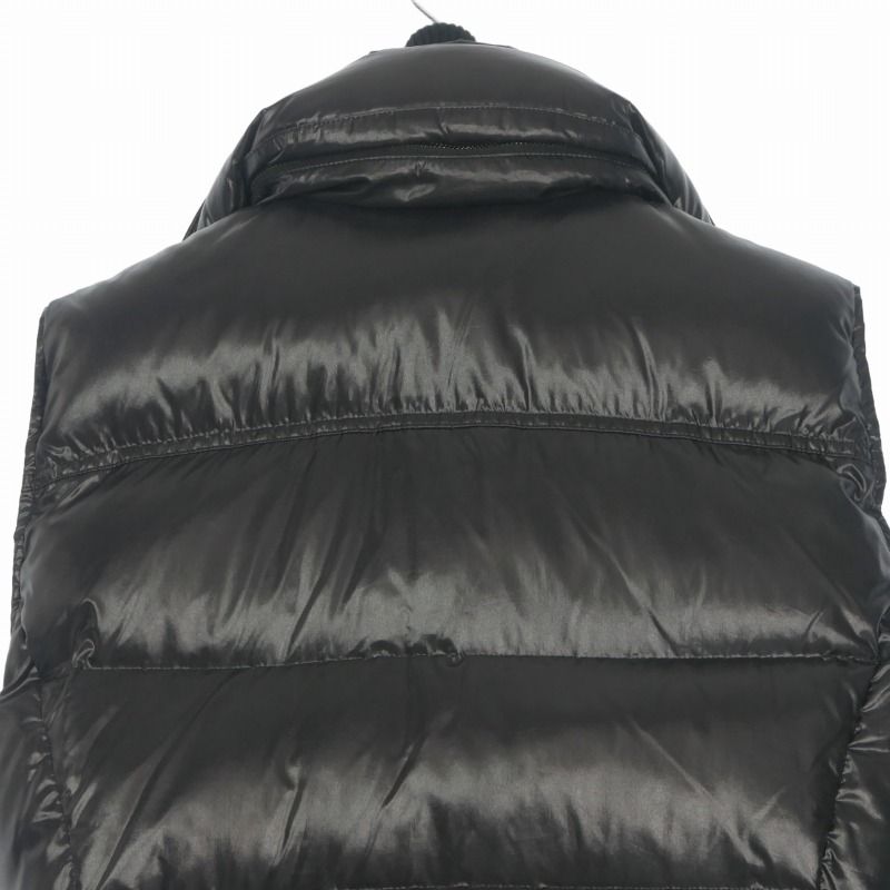 エーケーエム AKM shiny nylon border-ski down vest レイヤード