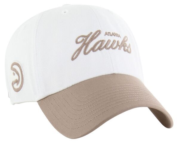 フォーティーセブン レディース アクセサリー 帽子 47 Adult Atlanta Hawks Off White Contemporary Basics Foundational Clean Up