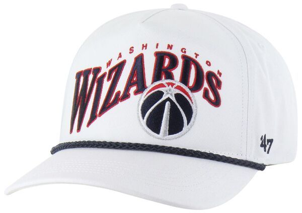 フォーティーセブン レディース アクセサリー 帽子 グラフィック 47 Adult Washington Wizards White Graphic Wave Hitch Adjustable Hat