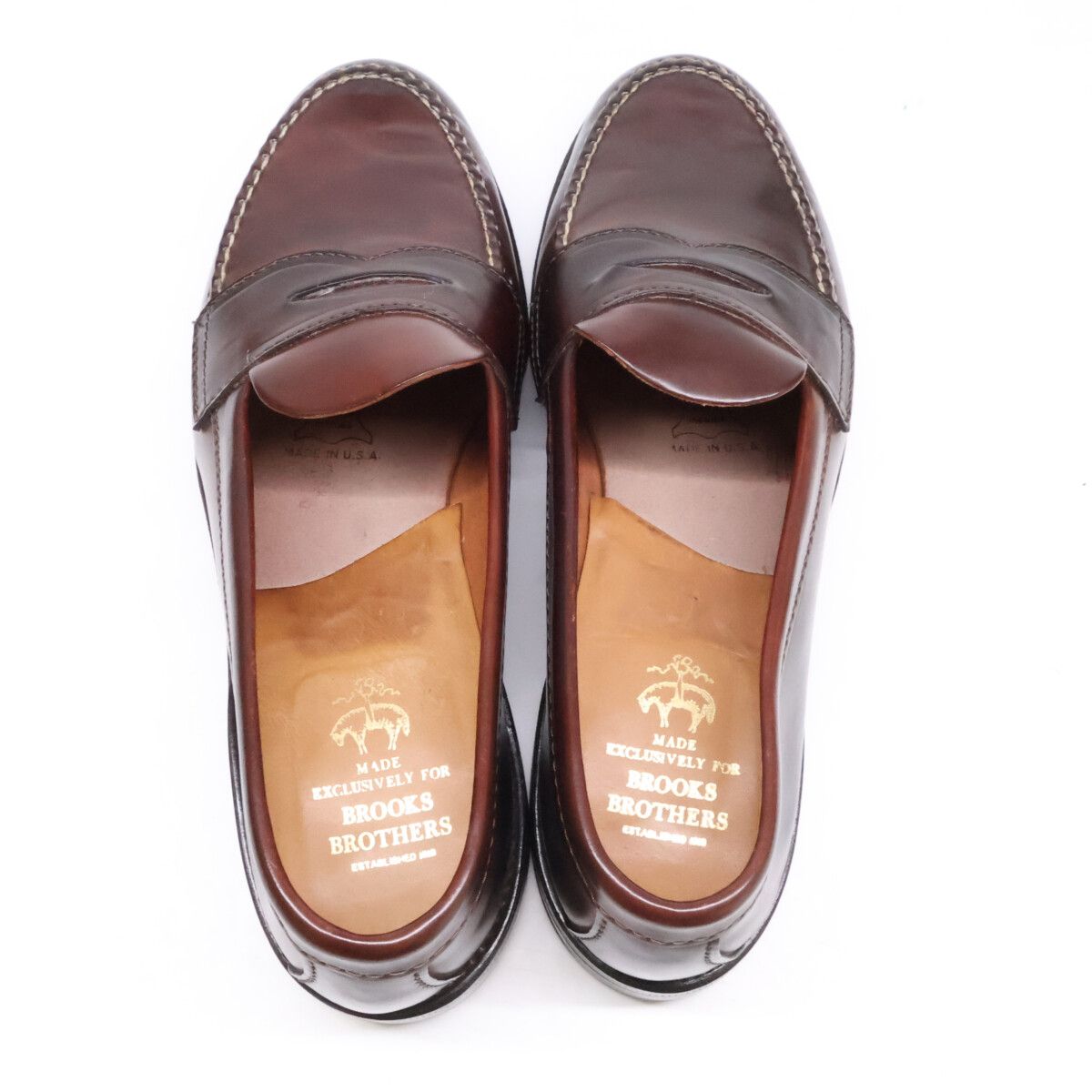 Alden オールデン ×BROOKS BROTHERS 763 ダークブラウン コードバン