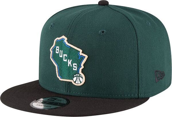 ニューエラ メンズ アクセサリー 帽子 New Era Mens Milwaukee Bucks Green 9Fifty Adjustable Hat NoColor グリーン