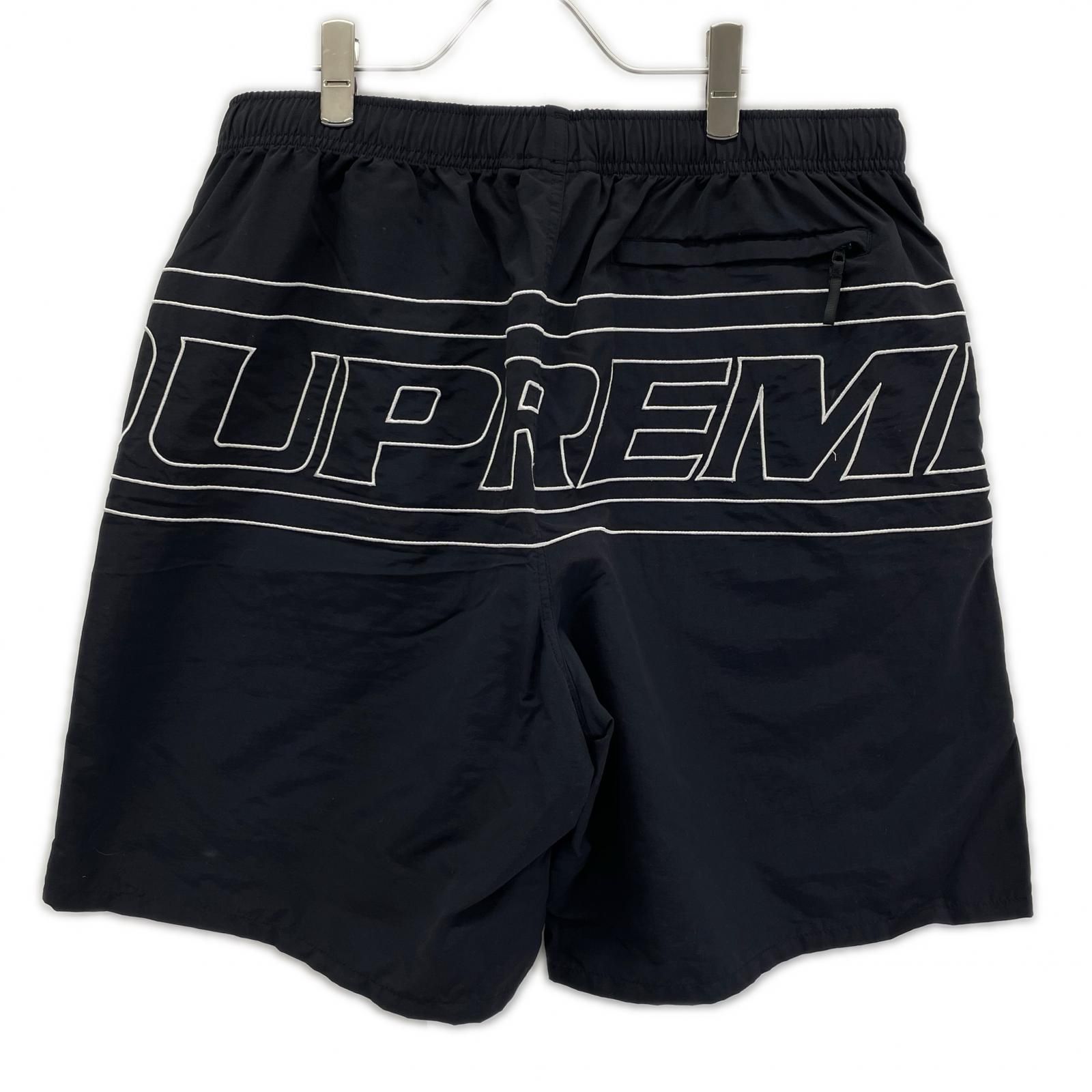 Supreme シュプリーム 25SS ブラック Big Logo Nylon Short biビック