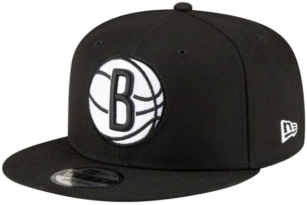 ニューエラ レディース アクセサリー 帽子 ロゴ New Eradult Brooklynets Black BW Logo 9Fifty Adjustable Snapback Hat NoColo
