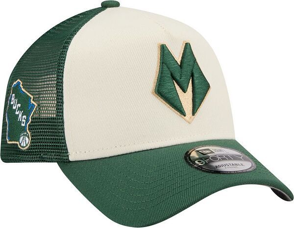 ニューエラ レディース アクセサリー 帽子 ロゴ New Eradult 202526 City Edition Milwaukee Bucks 9Forty Logo Trucker Hat NoC