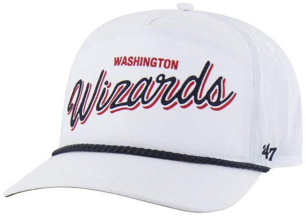 フォーティーセブン メンズ アクセサリー 帽子 リラックスフィット 47 Adult Washington Wizards White Wordmark Brrr Fairway Relaxed Fi