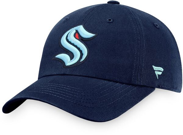 ファナティクス レディース アクセサリー 帽子 Fanatics NHL Seattle Kraken Core Navy Adjustable Hat NoColor ネイビー