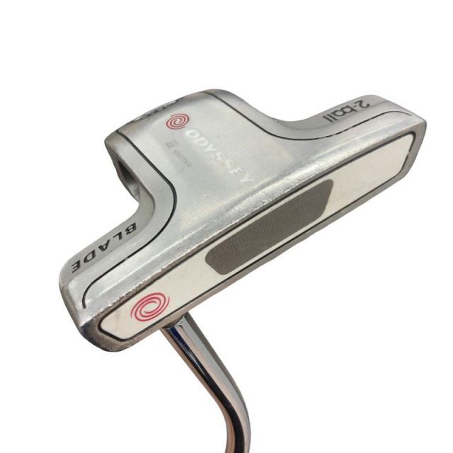 【中古】 オデッセイ WHITE STEEL 2・ball BLADE 34インチ パター PT スチール (フレックスその他) メンズ 男性用 右利き 右用 Cランク ゴルフクラブ