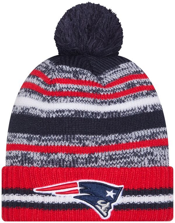 ニューエラ メンズ アクセサリー 帽子 ニット New Eradult New England Patriots Dark Blue Cheer Knit Hat NoColor ブルー