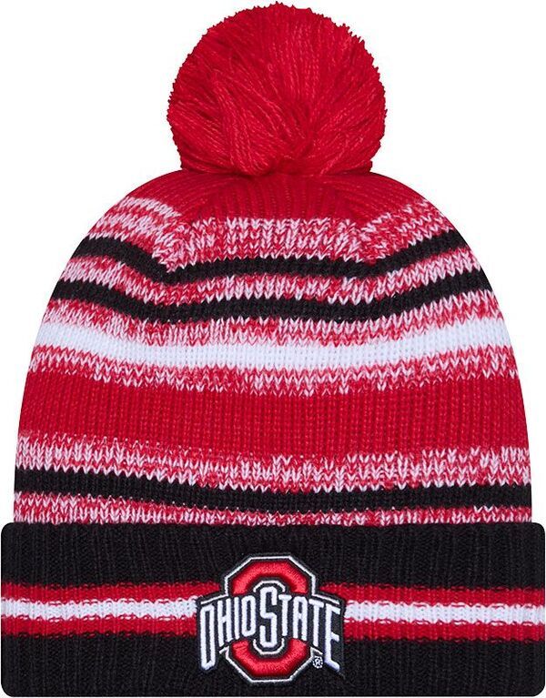 ニューエラ メンズ アクセサリー 帽子 ニット New Eradult Ohio State Buckeyes Red Cheer Knit Hat NoColor レッド