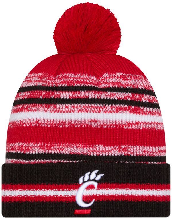ニューエラ メンズ アクセサリー 帽子 ニット New Eradult Cincinnati Bearcats Red Cheer Knit Hat NoColor レッド