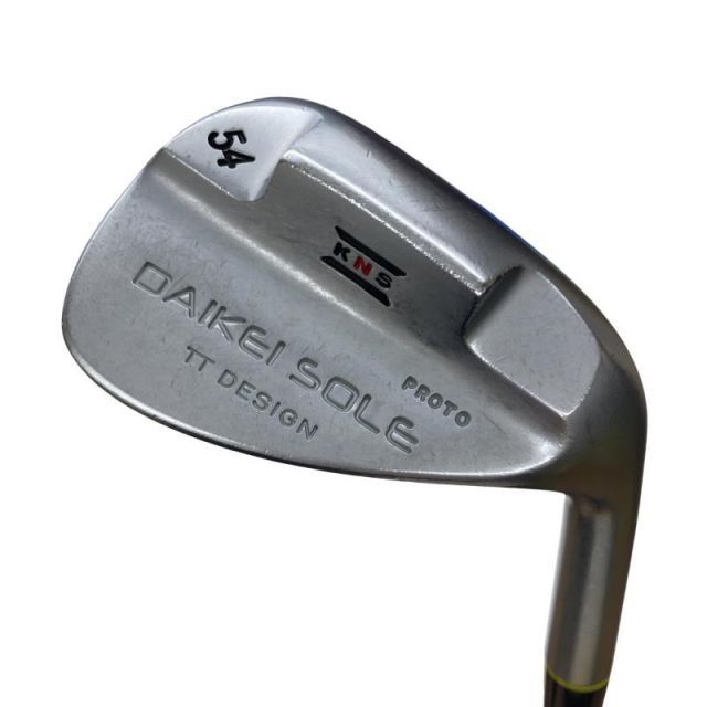 【中古】 特価メーカー KNSGOLF DAIKEI SOLE 54° ウェッジ WG 純正特注シャフト (フレックスR) メンズ 男性用 右利き 右用 Cランク ゴルフクラブ 7,998円