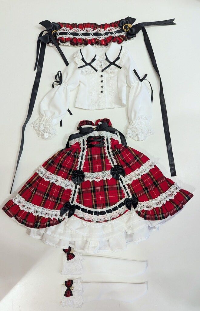 ナナイロテントウ MDD/KUMAKOサイズ 懐古ロリィタちゃん　赤 23,023円