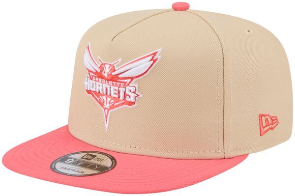 ニューエラ レディース アクセサリー 帽子 New Eradult Charlotte Hornets Tan Two Tone 9Fifty AFrame Adjustable Hat NoColo