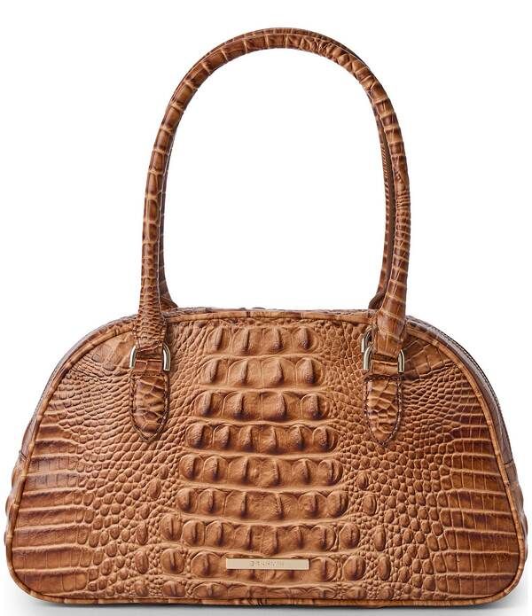 ブランミン レディース バッグ BRAHMIN Alden Road Collection Angie Small Dome Satchel Bag Cinnamon