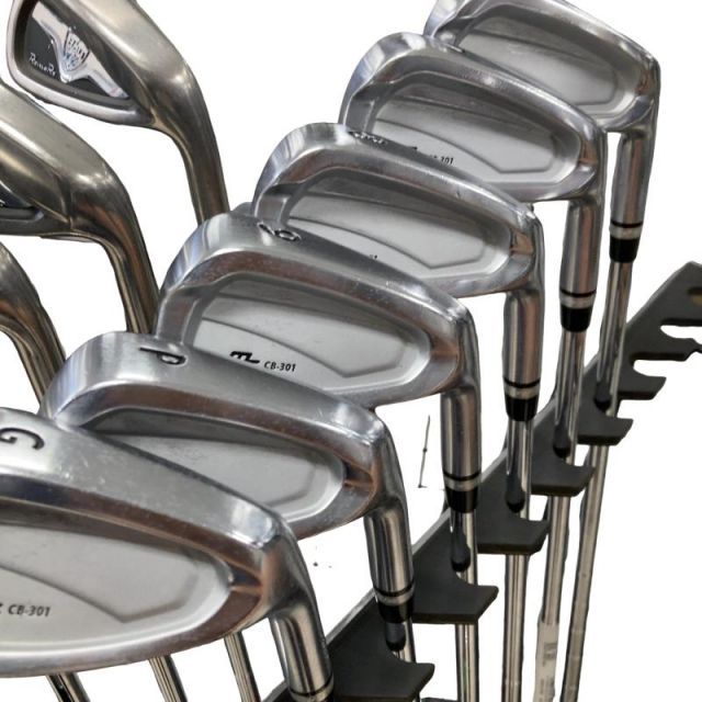 【中古】 三浦技研 CB-301 8S アイアンセット IR 純正特注シャフト (フレックスS) メンズ 男性用 右利き 右用 Cランク ゴルフクラブ