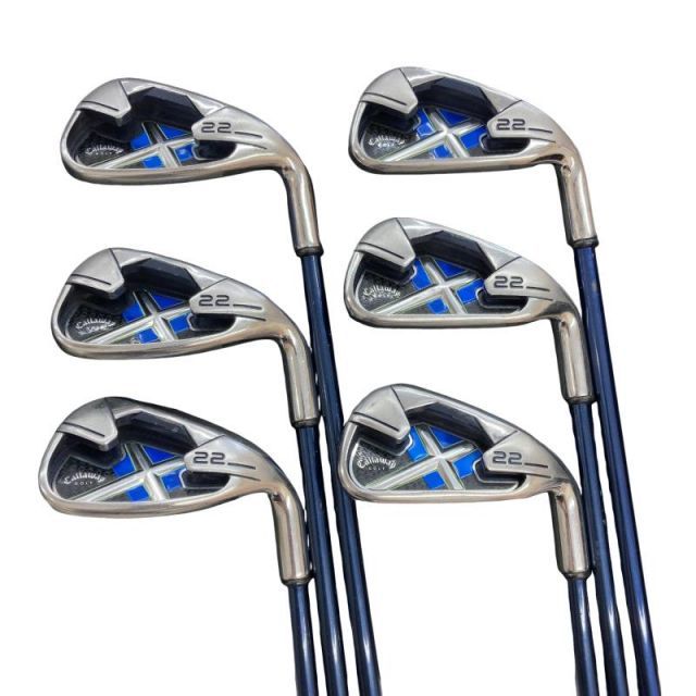 【中古】 キャロウェイ X・22 6S アイアンセット IR X SERIES 65i(2008) (フレックスSR) メンズ 男性用 右利き 右用 Cランク ゴルフクラブ
