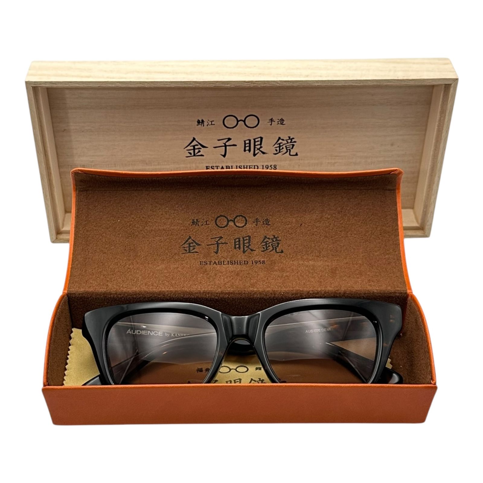 KANEKO OPTICAL(金子眼鏡) AUDIENCE Tortoiseshell wayfarer