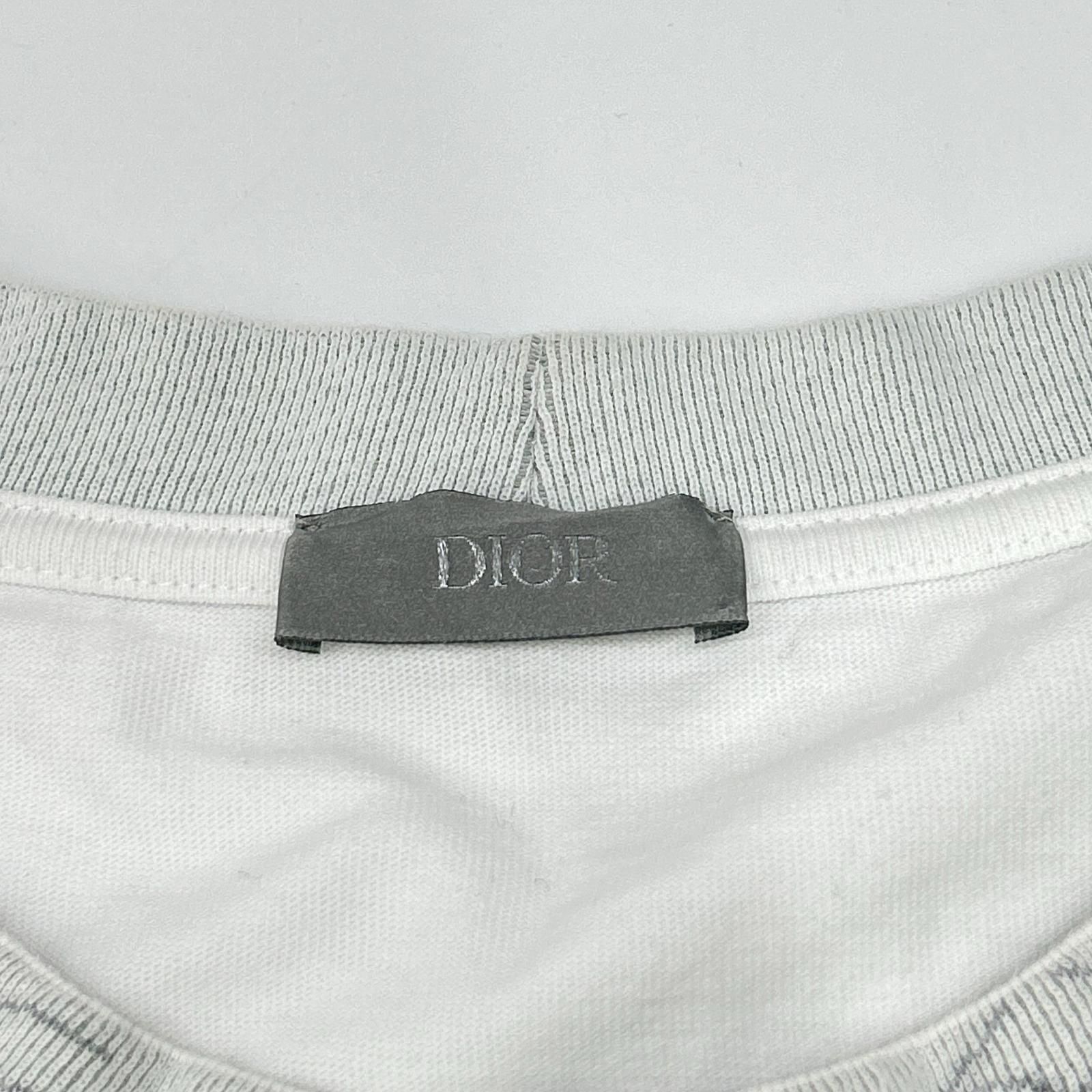 DIOR ディオール 383J644A0554 ネックデザイン刺繍ロゴ 胸ポケットT