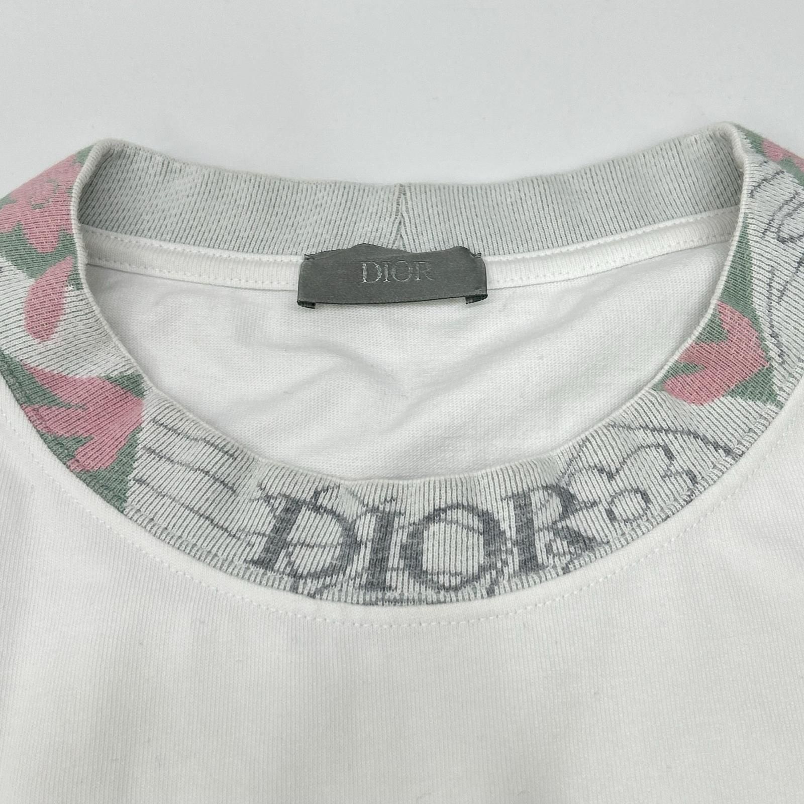 DIOR ディオール 383J644A0554 ネックデザイン刺繍ロゴ 胸ポケットT