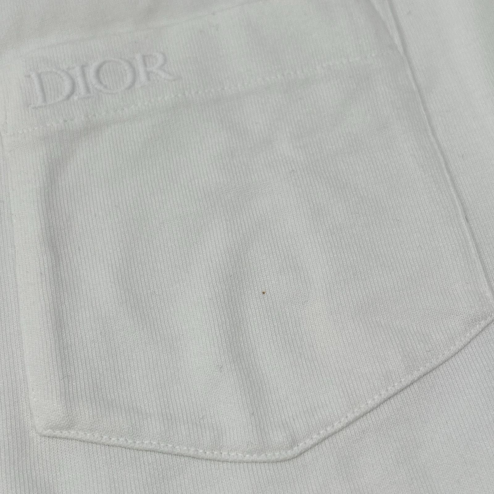 DIOR ディオール 383J644A0554 ネックデザイン刺繍ロゴ 胸ポケットT