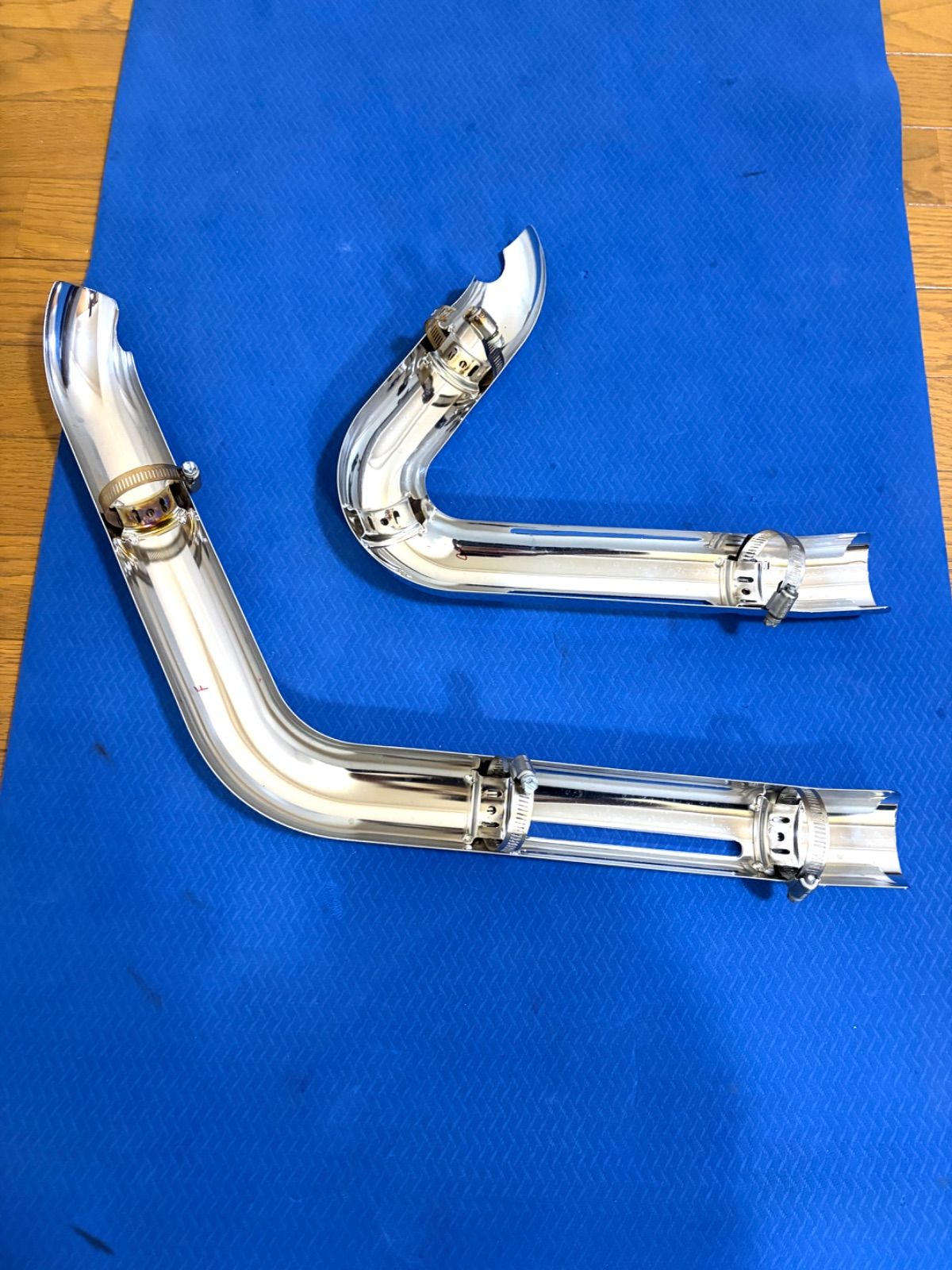 ソフテイル ミルウォーキーエイト M8 マフラー エキパイヒートガード
