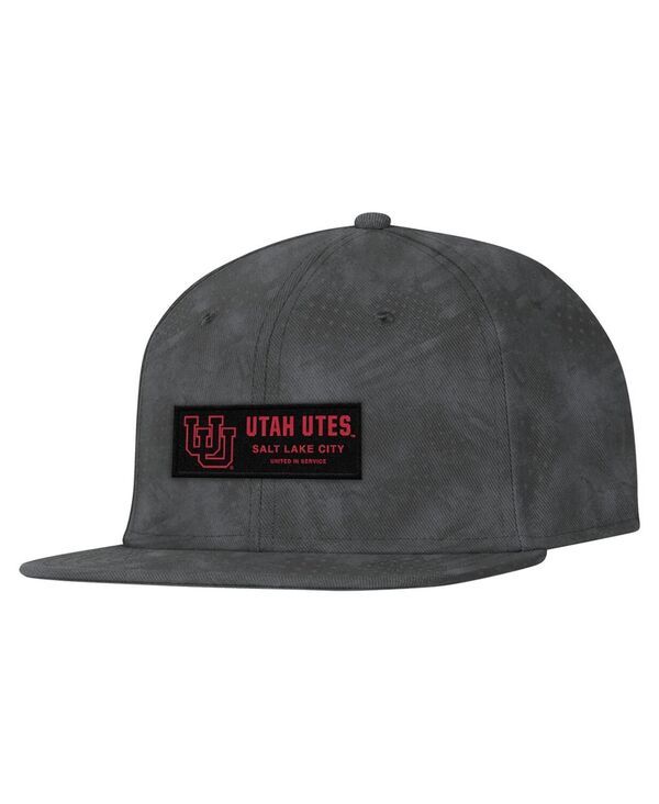 アンダーアーマー メンズ アクセサリー 帽子 Under Armour Mens Charcoal Utah Utes Freedom Collection ArmourFuse Snapback H