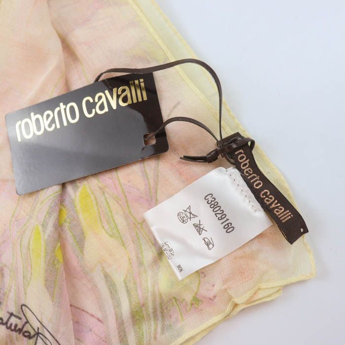 ROBERTO CAVALLI ストール・ショールセット 5点 ロベルトカバリ ストール ショール 花柄 未使用品 ブランド レディース