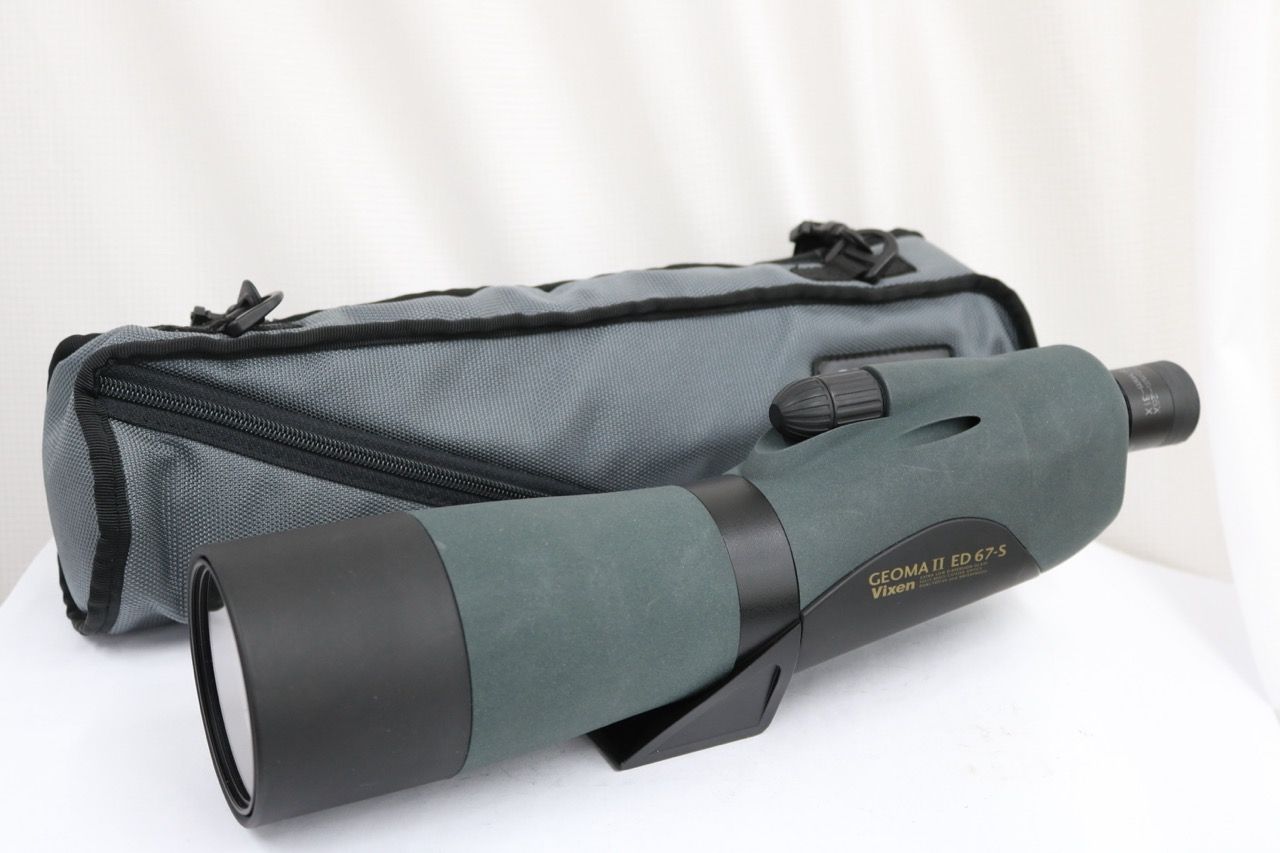 【返品保証】 ビクセン Vixen GEOMA II ED 67-S GL25 WIDE 65-80mm 25-31x 接眼レンズ付き 単眼鏡 e15945