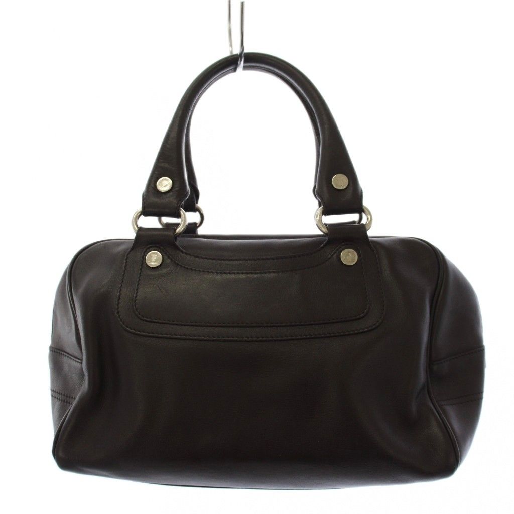 セリーヌ CELINE ブギーバッグ ハンドバッグ レザー 茶 /BM ■OH