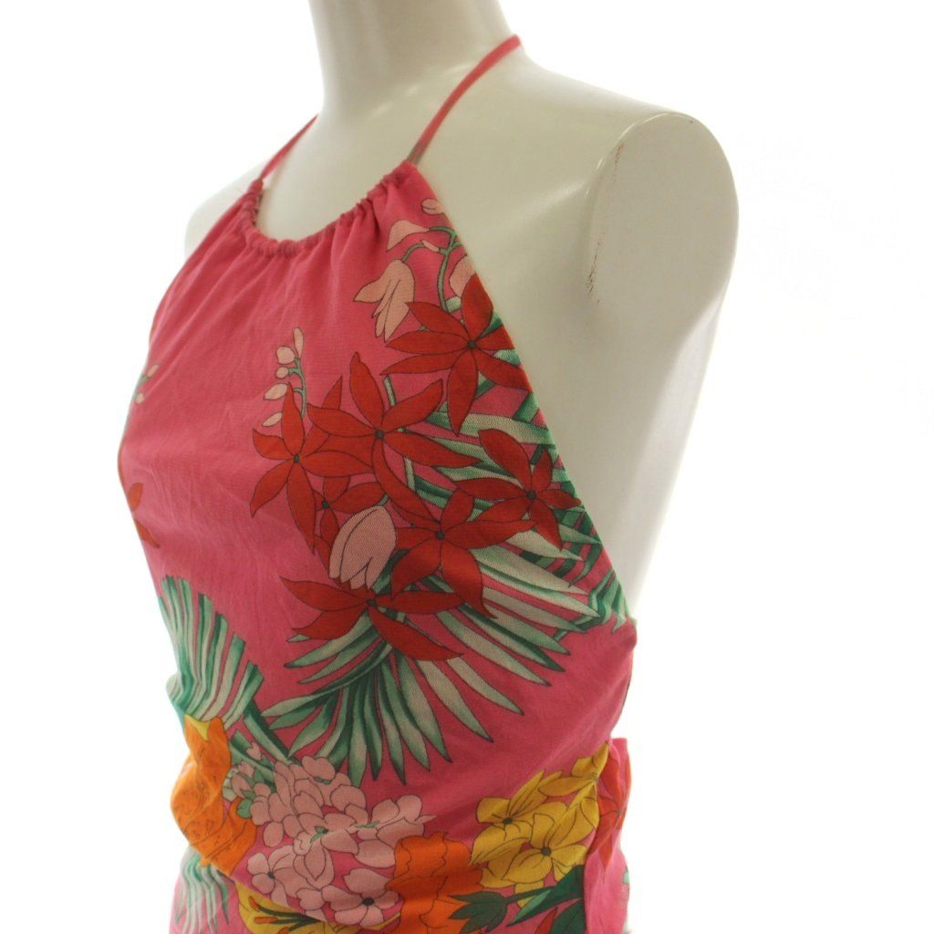 VERSACE JEANS COUTURE 花柄 ワンピース ヴェルサーチジーンズ VERSACE JEANS COUTURE ワンピース 花柄 ひざ下
