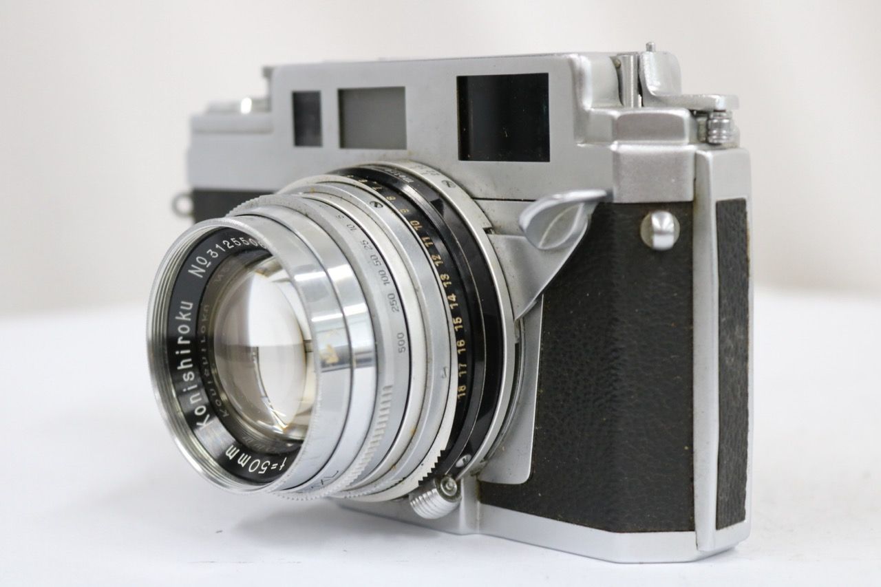 【返品保証】 コニカ KONICA III A ダブルストローク Hexanon 50mm F1.8 レンジファインダー カメラ e15999