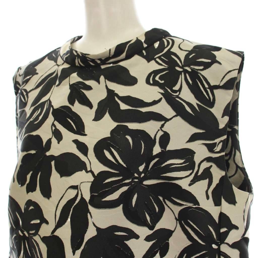 Sマックスマーラ 'S Max Mara ノースリーブ ワンピース ロング 花柄 46