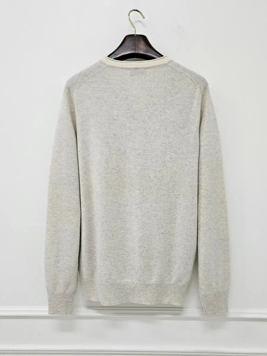 美品✨ブルネロクチネリ　カシミヤ　シルク Vネック ニットセーター 異素材切替 BRUNELLO CUCINELLI(ブルネロクチネリ) カシミア Vネック セーター