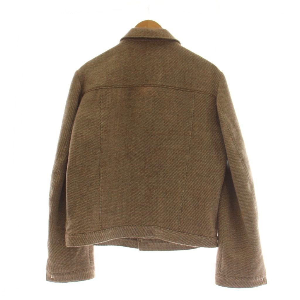 プラダ PRADA ジャケット スタンドカラー アウター S ベージュ 茶