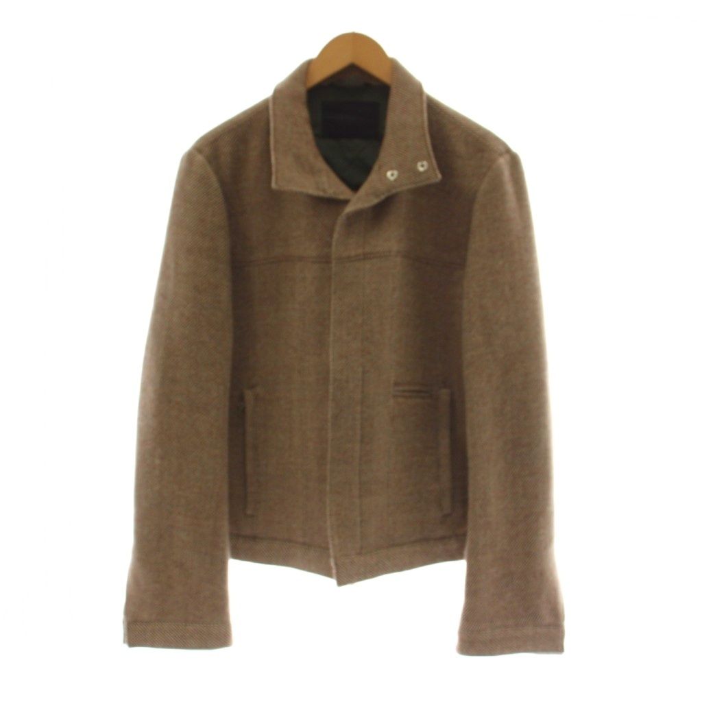 プラダ PRADA ジャケット スタンドカラー アウター S ベージュ 茶