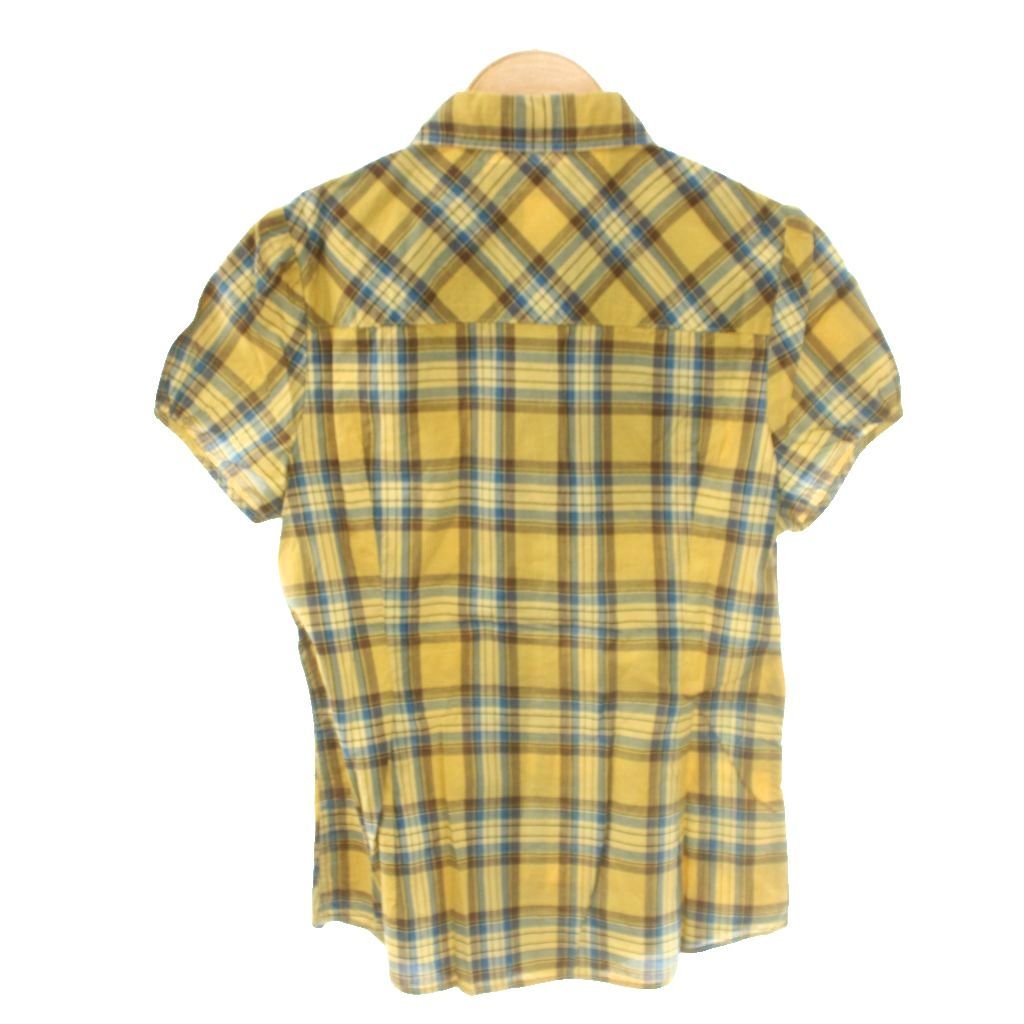 ヒステリックグラマー　半袖シャツ　チェック柄 ヒステリックグラマー HYSTERIC GLAMOUR タグ付き 半袖 チェックシャツ