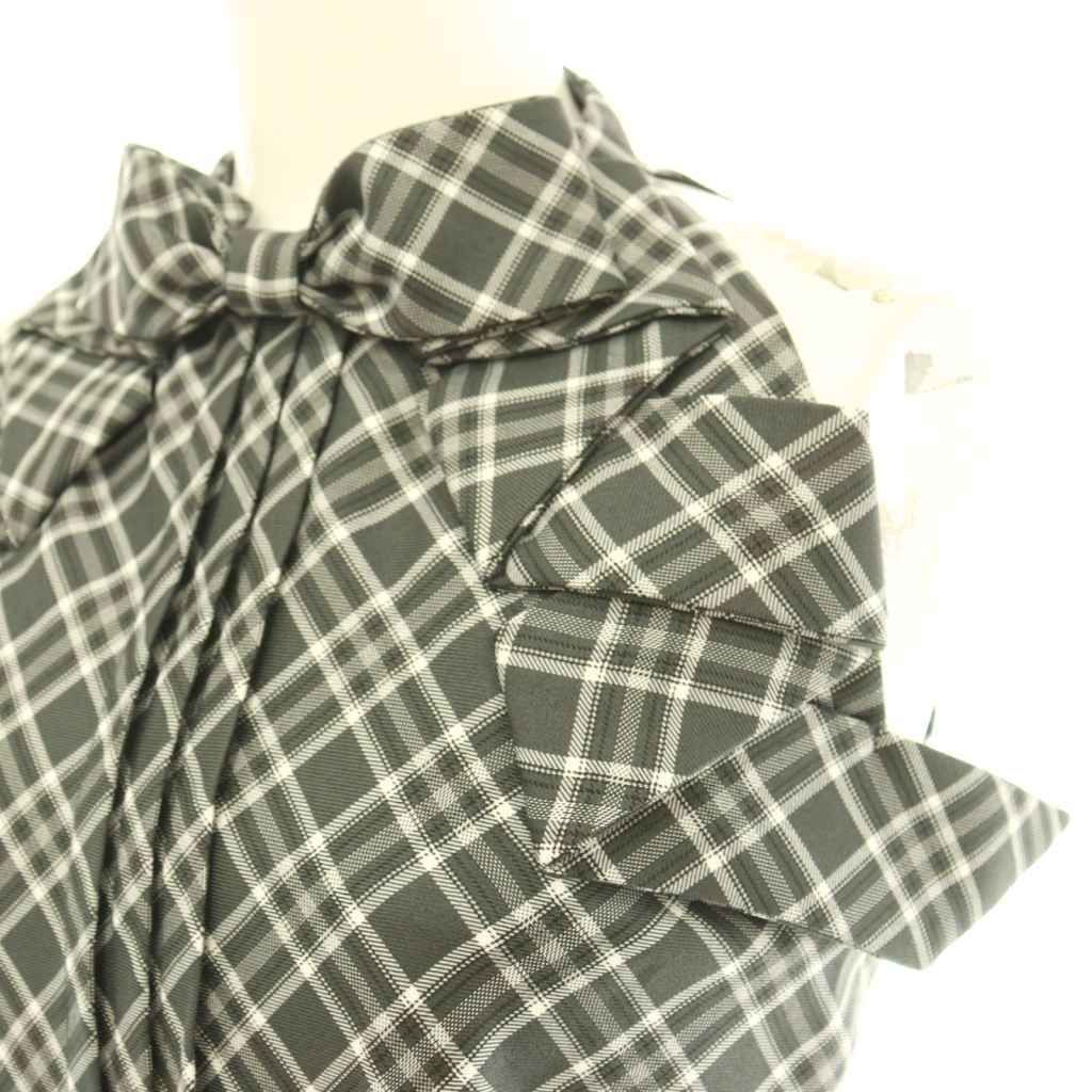 ダーリッチ Darich 25SS リボンチェックノースリブラウス スカート