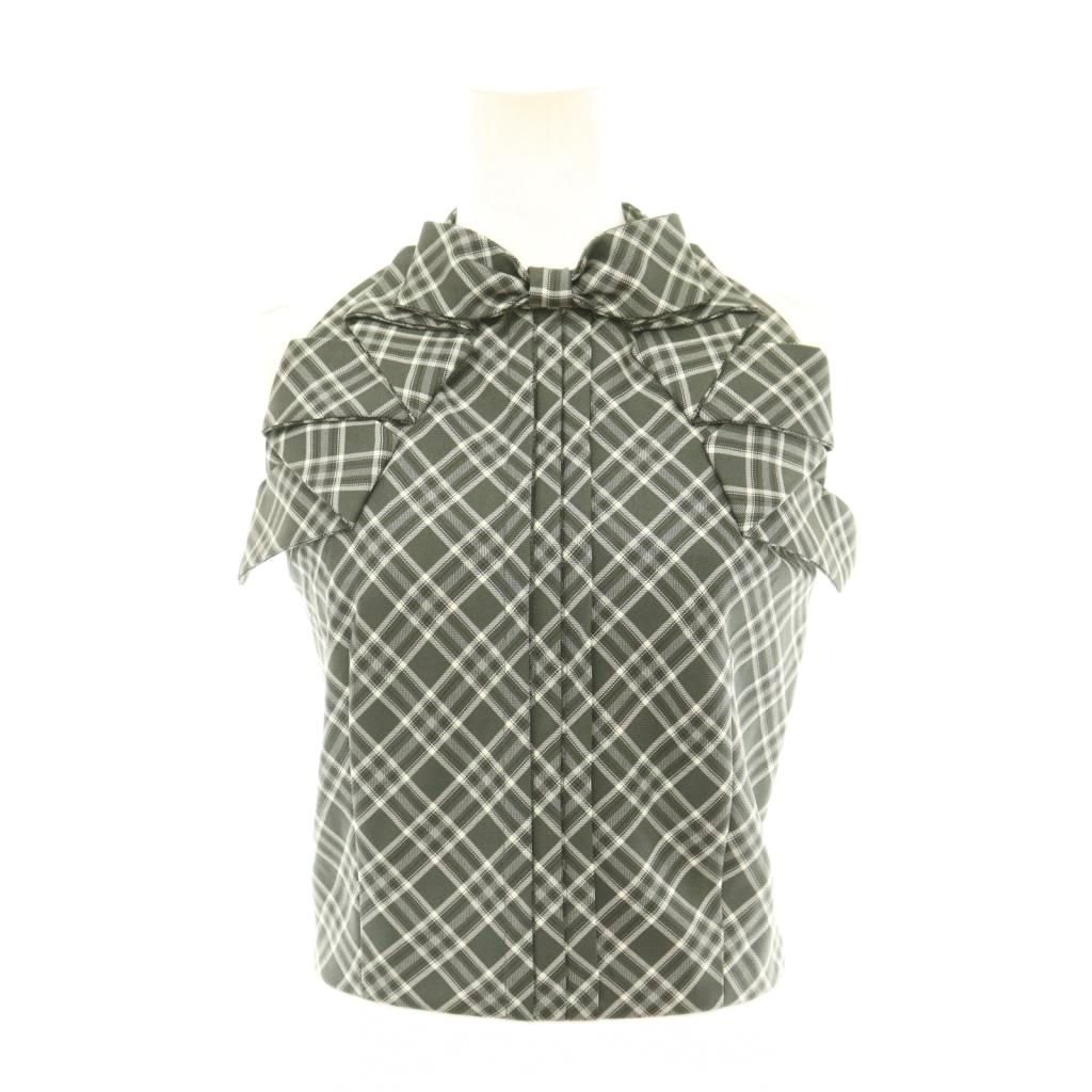 ダーリッチ Darich 25SS リボンチェックノースリブラウス スカート