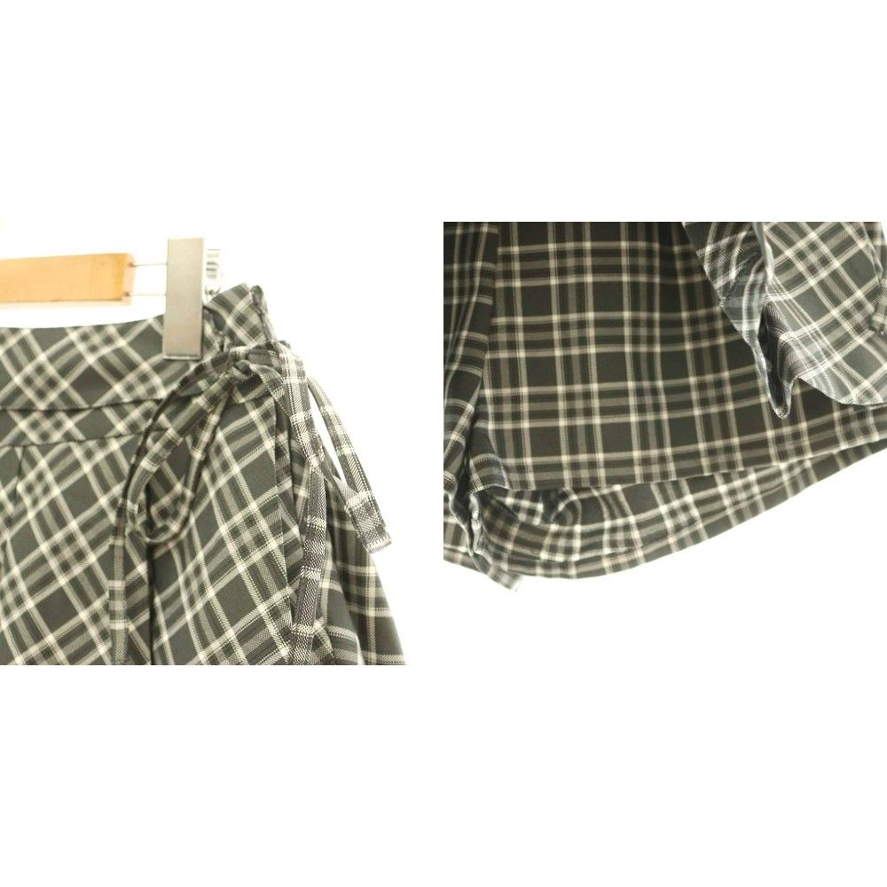 ダーリッチ Darich 25SS リボンチェックノースリブラウス スカート