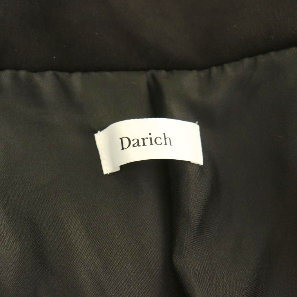 ダーリッチ Darich 26SS ヘムフレアスウェードライダースジャケット