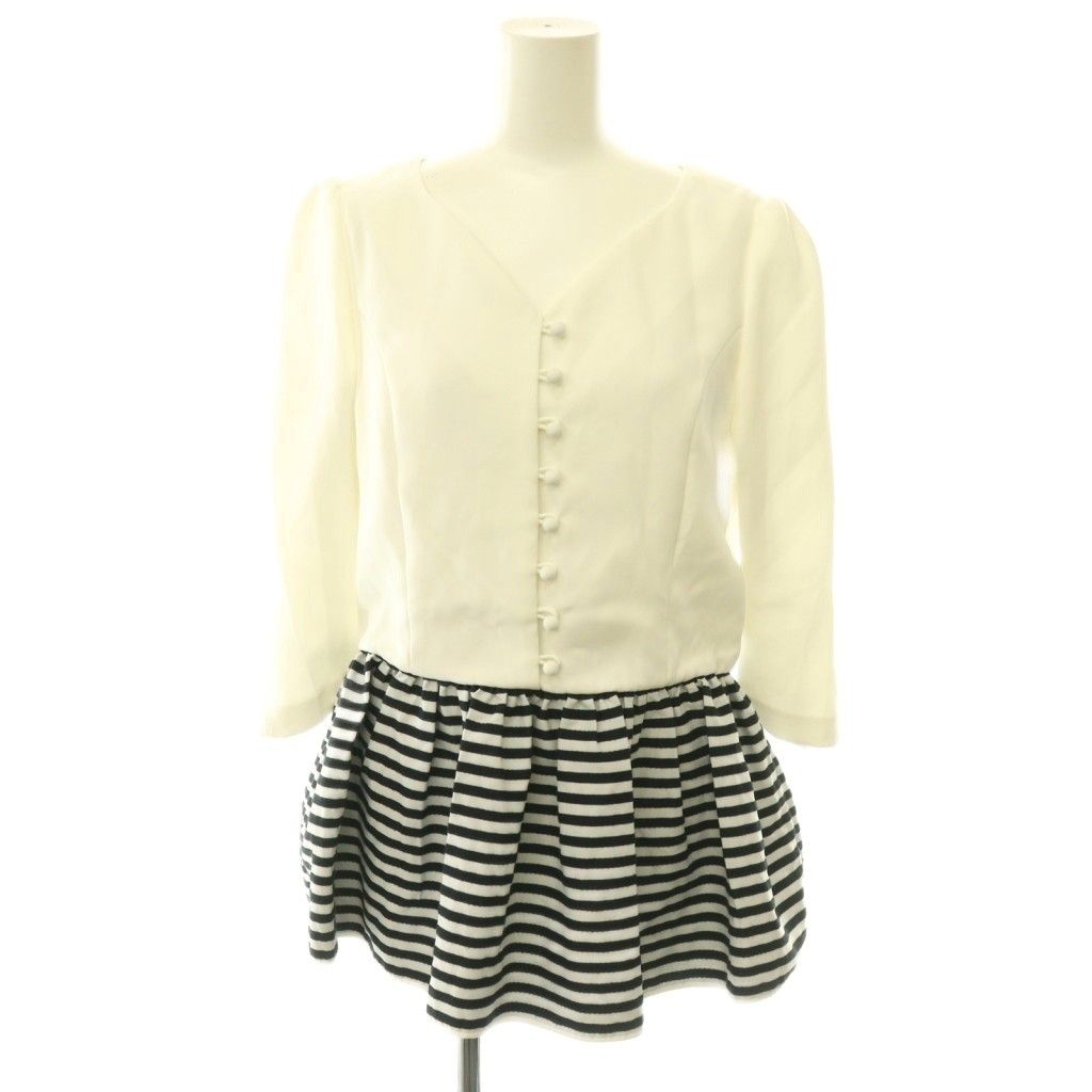 ボーダーズアットバルコニー BORDERS at BALCONY FLARE BLOUSE へ