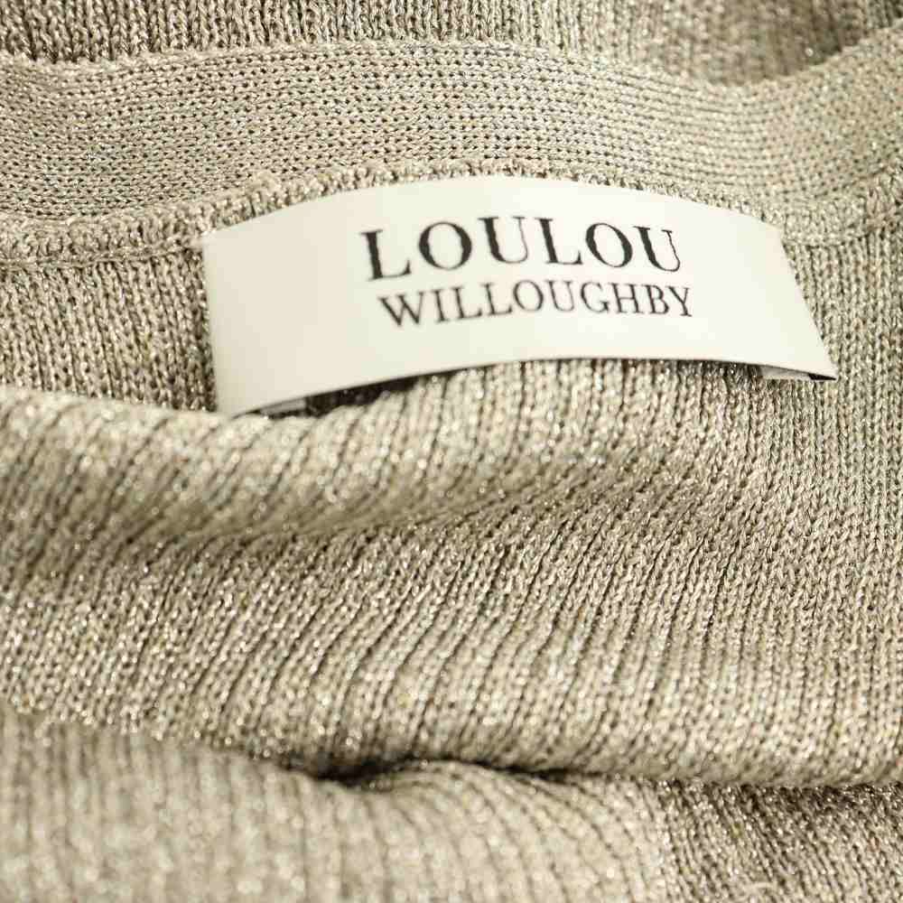 ルルウィルビー Loulou Willoughby ラメ アンサンブル カーディガン