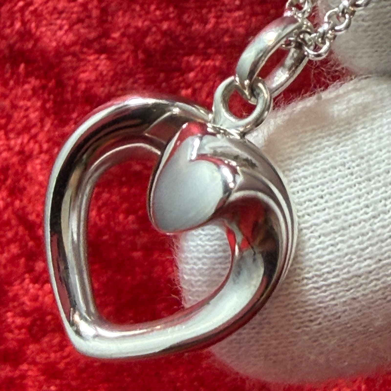 美品 ネックレス ハート2002 ジョージジェンセン/GEORG JENSEN - メルカリ